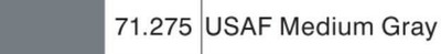 Vallejo Paint 17ml Bottle USAF Medium Grey Model Air