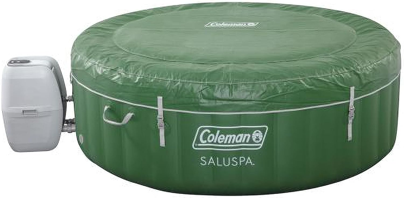 Coleman SaluSpa Inflatable Hot Tub Spa | Portable Spa with Heated Water System and 140 Bubble Jets | 4-Person Hot Tub
