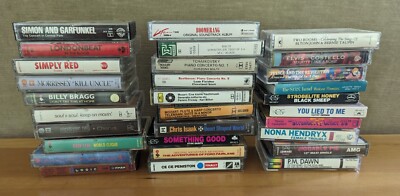 ASSORTED CASSETTE TAPE SALE BONANZA-PICK AND CHOOSE-$4.99 EACH-BULK DISCOUNT