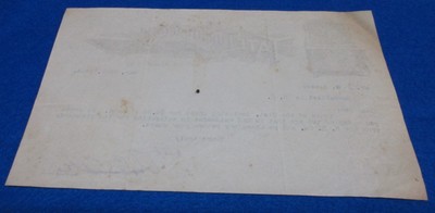 1904 Tate Furniture Company High Point North Carolina Invoice