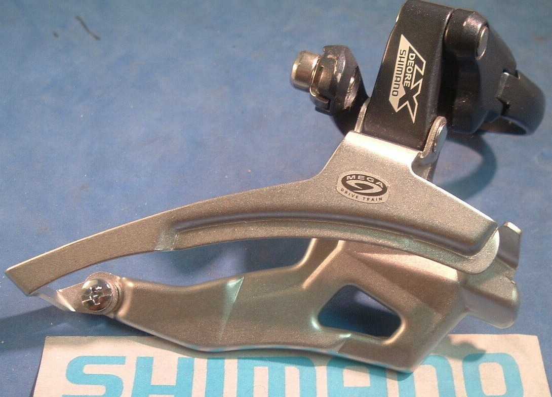 sil M570 Neu Shimano Deore LX BK Nummern MTB Vorne Derailleur 31.8MM TP//TS