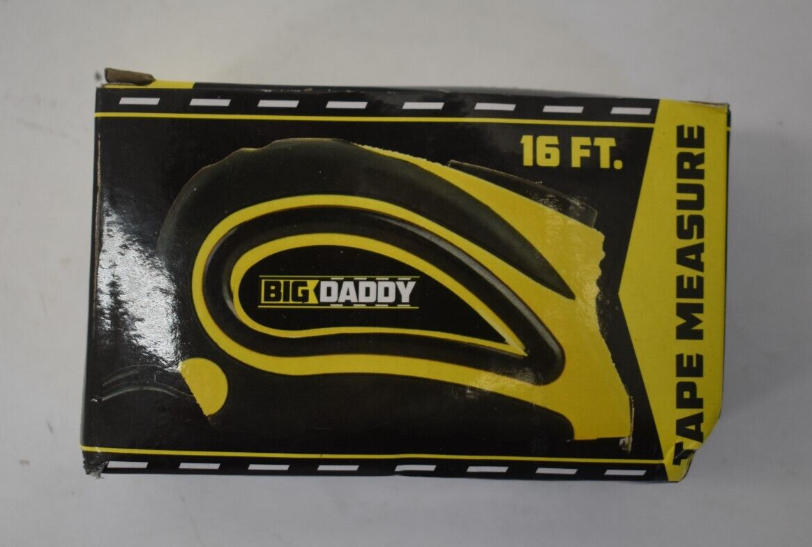 Kye Oto Big Daddy Jumbo Tape Measure 16' L Yellow/Black Tool Kye Oto Big Daddy Jumbo Tape Measure 16' L Yellow/Black Tool