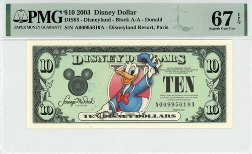 Disney Dollars セット 1ドル 5ドル 10ドル 希少 ディズニードル ディズニーダラー 1ドル 5ドル 10ドル 9枚