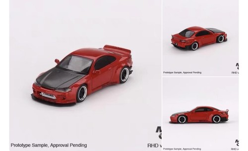 Mini GT MiniGT Nissan Silvia S15 Rocket Bunny Red 2023