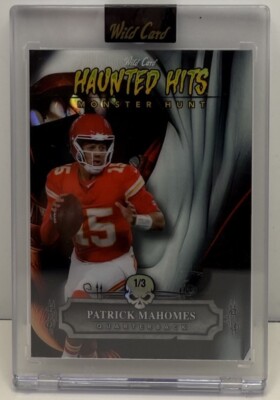 Patrick Mahomes #d 1/3 2024 Haunted Hits Monster Hunt Dracula HHD Chiefs QB