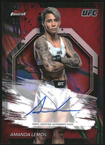 2024 Topps Finest UFC - Amanda Lemos #FA-ALS