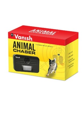 Vanish #P7807 Animal Chaser Electronic Pest Repeller For Dogs & Cats ~ New