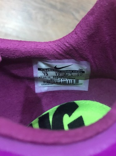 Nike Zoom Celar 5 Track Sprint Shoes 13 No Spikes Wrench NEW 629226 514 Violet