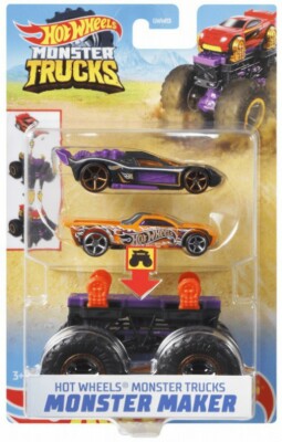 Hot Wheels Monster Trucks Monster Maker Bone Shaker Diecast Car