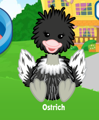 Webkinz Ostrich Virtual PET Adoption Code Only Messaged Webkinz Bird Ostrich Pet