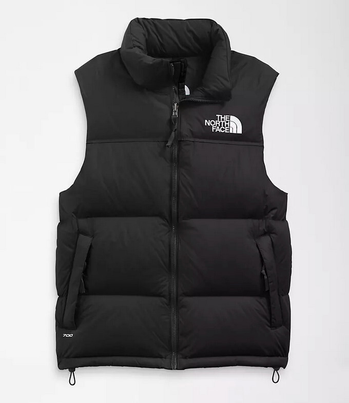 Pre-owned The North Face 1996 Retro Nuptse Men's Vest - Recycled Tnf Black, Size Xl