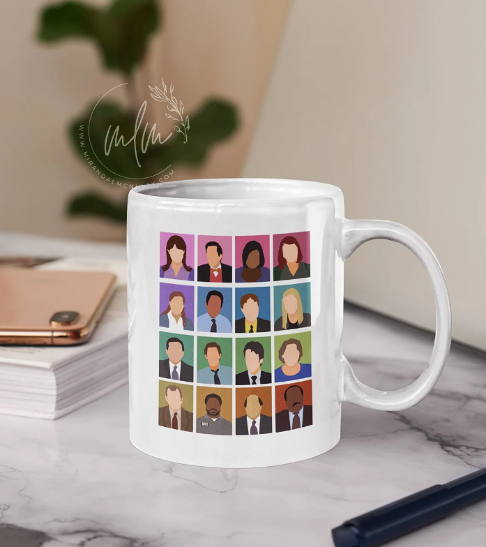 The Office TV Show Mug, Michael Scott and Dwight Schrute fan gift, The Office
