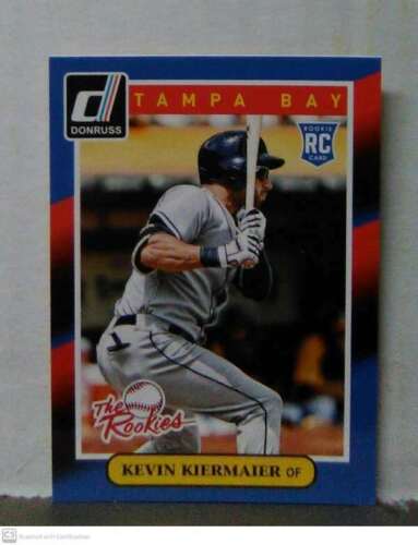 KEVIN KIERMAIER 20CT LOT 2014 DONRUSS THE ROOKIES TRUE ROOKIE CARD RAYS. rookie card picture