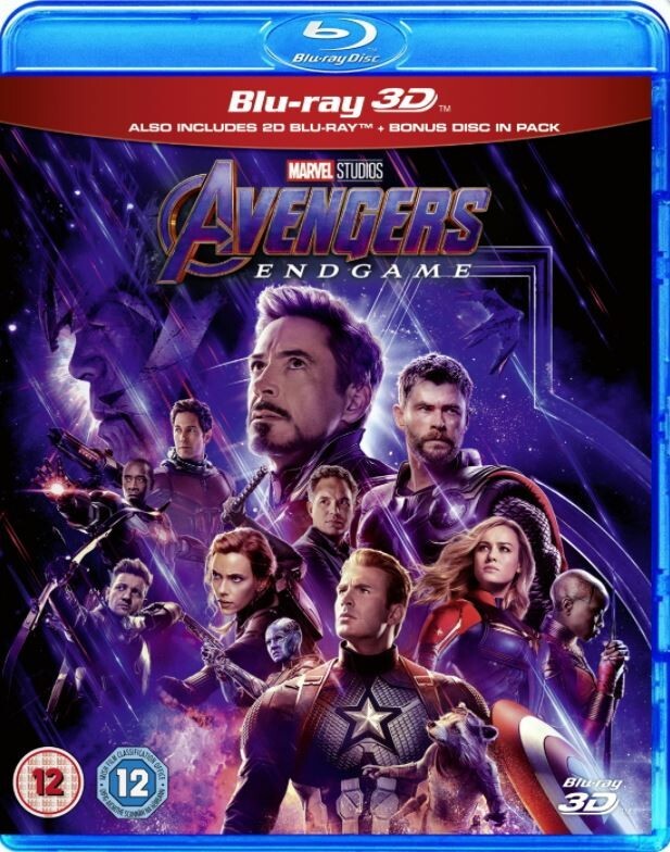 Avengers ENDGAME (2019) 3D + 2D Blu-Ray BRAND NEW Free