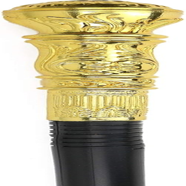 Elegant Gold Costume Walking Cane - Prop Stick Dress Pimp Canes