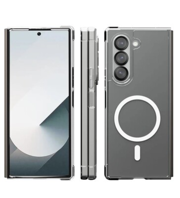 Clear Magnetic Charging Case For Samsung Galaxy Z Fold 6 / Fold 5 /Fold 4/ Filp5