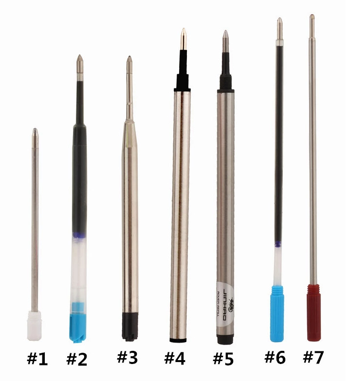 Choose Refill - 7 Types Ballpoint & Rollerball, Fit Most Major Brands, 5 Pack