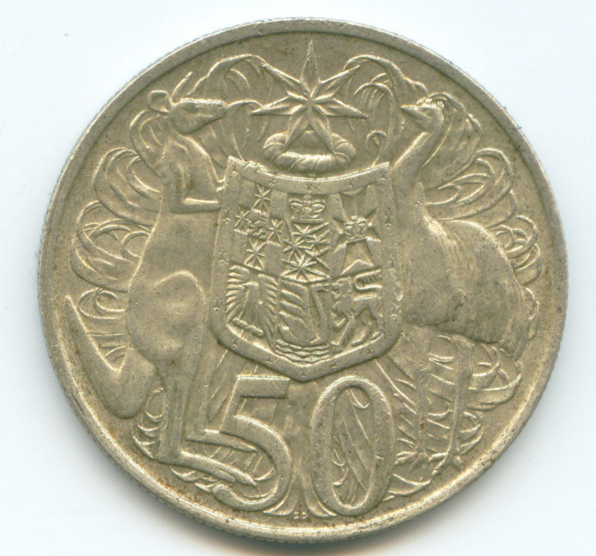 1966 Round 50 Cent Coin for sale eBay!