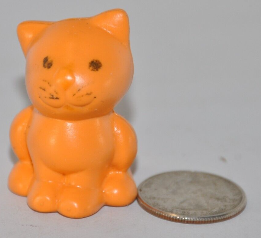Vintage 1980's Hasbro My Little Pony Twinkles The Cat Figure Toy worn Stripes