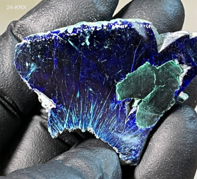 Azurite Malachite Milpillas Mine MX Slab Hard Gem Grade Specimen Rough 51g.