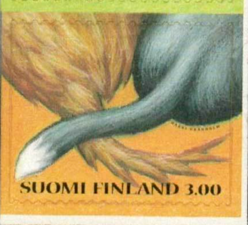 Finland #Mi1464 MNH 1999 Valentines Day Zebra Lion [1102]
