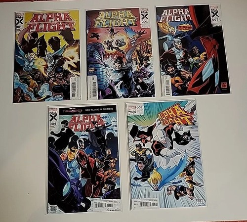 ALPHA FLIGHT (2023) #1 2 3 4 5 VF+ COMPLETE SERIES SET X-MEN