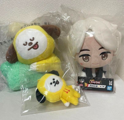 BTS JIMIN＆CHIMMY Stuffed Toy Plush TinyTAN＆BT21 Japan Official