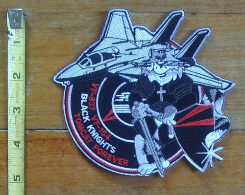 VF 837 VF 154 BLACK KNIGHTS F-14 US Navy MILITARY TOMCAT FOREVER Patch