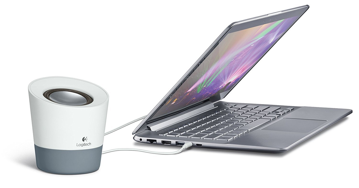 Logitech Multimedia Speaker Z50 for Smartphone, Tablet & Laptop - Grey