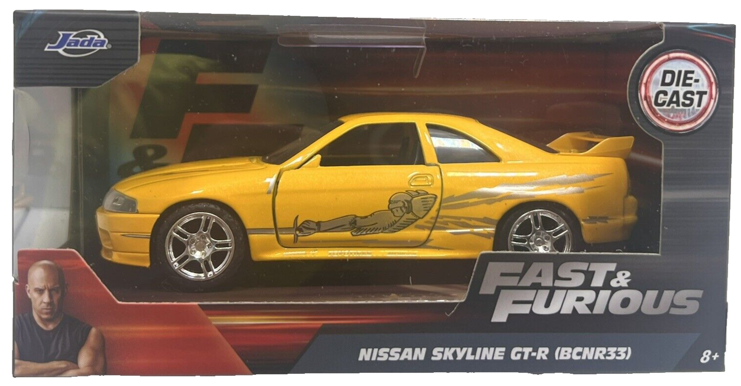 ミニカー Jada Fast & Furious Nissan Skyline GT-R Jada Toys 1:24 Fast & Furious Race Ready, '02 Nissan Skyline