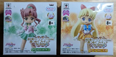 Sailor Moon Crystal Branpresto Atsumete Figures Sailor Venus and Sailor Jupiter