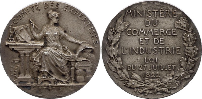 Experts Des Douanes - ComitÃ© Des Expertises - 1822 - Argent