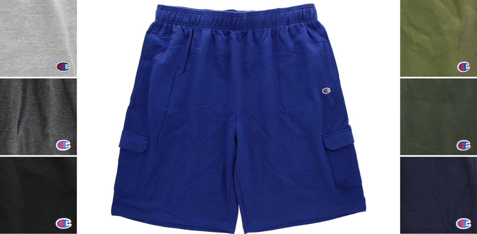 Champion Men's Cargo Sweat Shorts Big & Tall Authentic