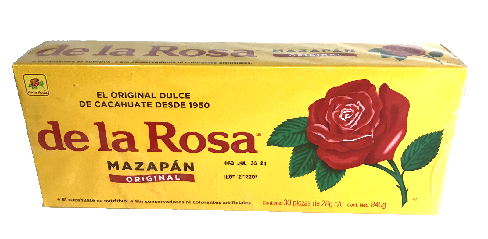 【メキシコ菓子】de la Rosa Mazapán Original 30pz De La Rosa Mazapán Original Mexican Mazapán 30pcs 840g/29.6
