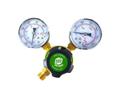 SÜA - Oxygen Regulator Welding Gas Gauges - CGA-540 - Rear Connector - LDP