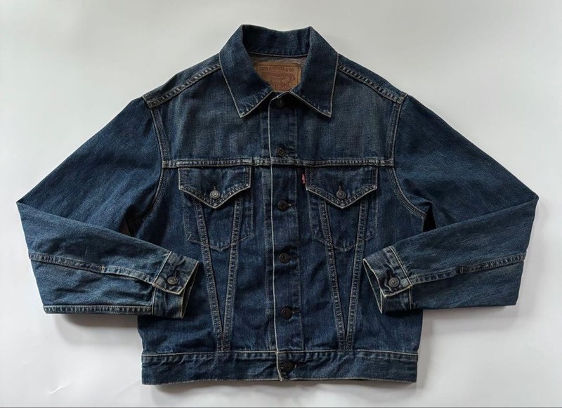 557 3rd Type Denim Jacket Hong Kong Made 90s Big E Size 38