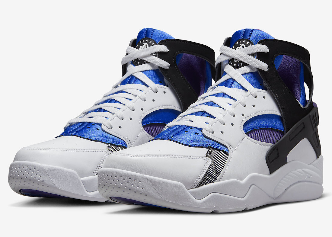 Кроссовки Nike Air Flight Huarache OG 2023 Белые, университетские, фиолетовые FD0183-101 sz 8.5 мужские