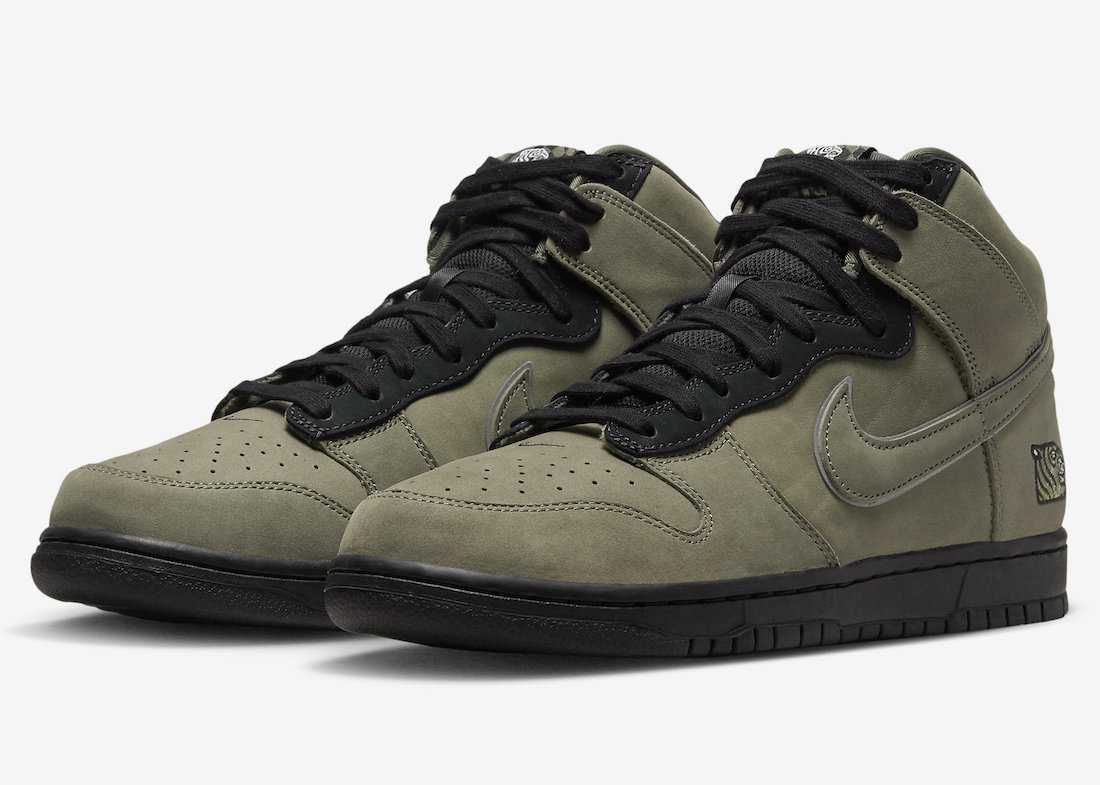 

SoulGoods × Nike Dunk High 90s DR1415-200 Кроссовки мужские US6-12, Коричневый, Nike Dunk High