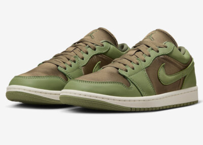 Nike Womens Air Jordan 1 Low SE Sky J Light Olive FB9893 300 Fashion Shoes