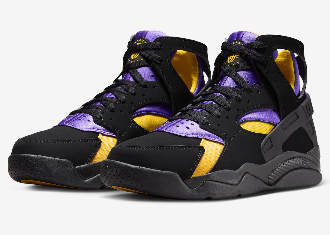 シューズ(男性用) Nike Air flight huarache 27.0 LAKERS Nike Air Flight Huarache Lakers for Sale | Authenticity