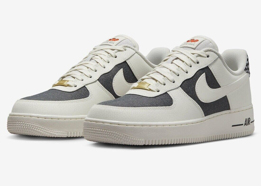 NEW Air Force 1 '07 Men's Size 13 Sail/Sail-DK Smoke Grey