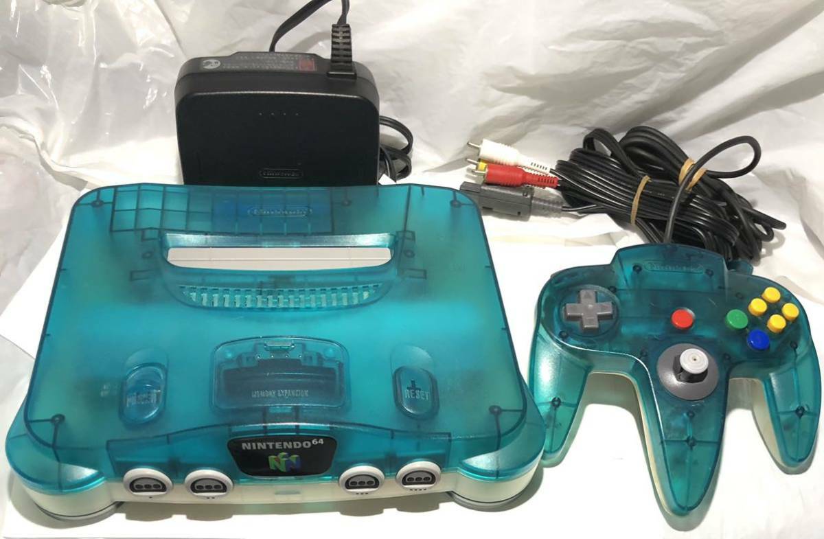 ■【美品】クリアブルー ニンテンドー 64 NINTENDO NUS-001 NINTENDO64 NUS-001 Clear Midnight Blue Rare Used Japan | eBay