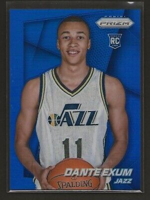 2014-15 Panini Prizm Dante Exum Blue Prizm Rookie Card /99 #255 Utah Jazz. rookie card picture