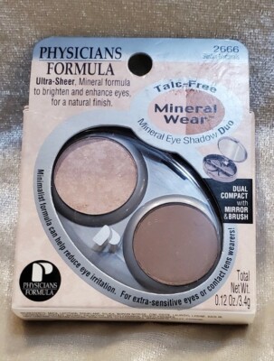 Physicians Formula Mineral Wear Mineral Eye Shadow Duo 2666 SWEET Minerals New 