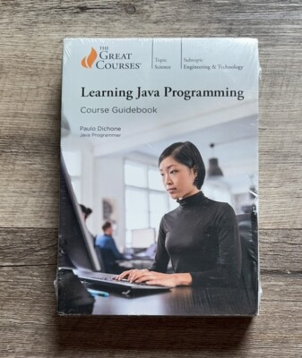 Great Courses Learning Java Programming Teaching Co : 3 DVDs & Book - New SEALED