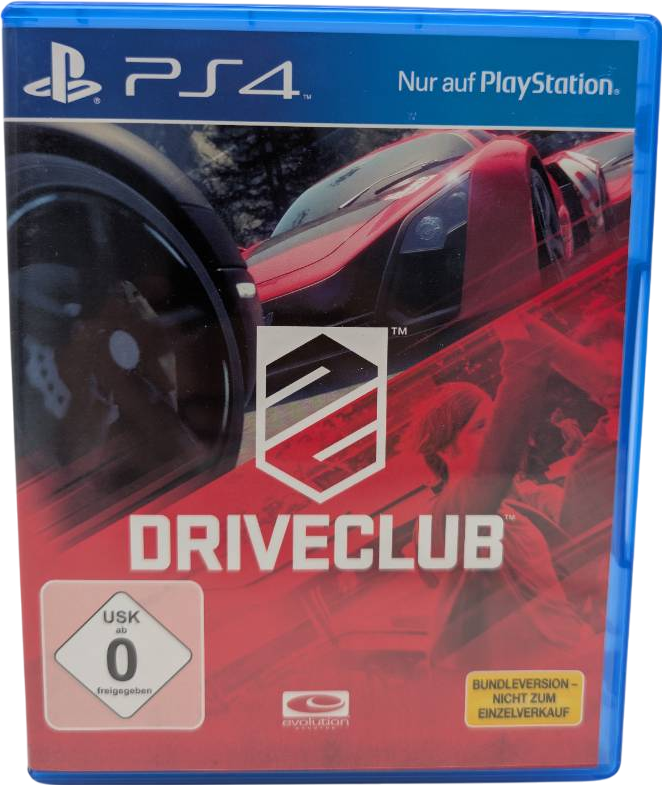 PlayStation 4 - PS4 Spiel - DRIVECLUB - Rennspiel - OVP & Anleitung