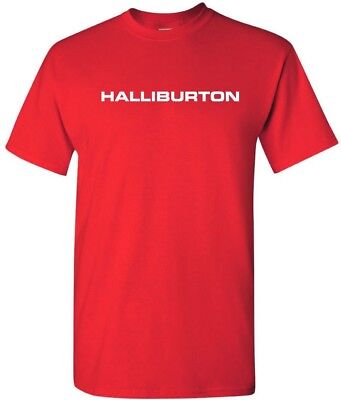 Halliburton T-shirt Funny Political Shirt Cheney Tee S-5XL