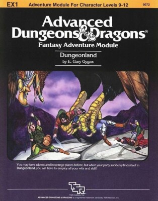 EX1 Dungeonland Gary Gygax Advanced Dungeons and Dragons AD&D
