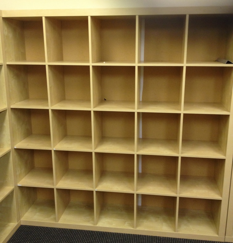 IKEA Expedit / Kallax shelving 25 Slot Cubes Storage Unit Pigeon Hole