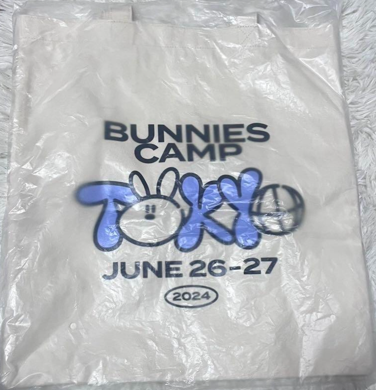 NewJeans Bunnies Camp 2024 Tokyo Dome Official Merch. Tote